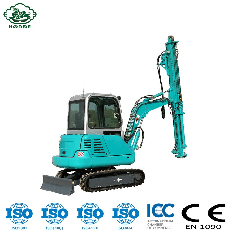 Crawler Type Spiral Pile Driver