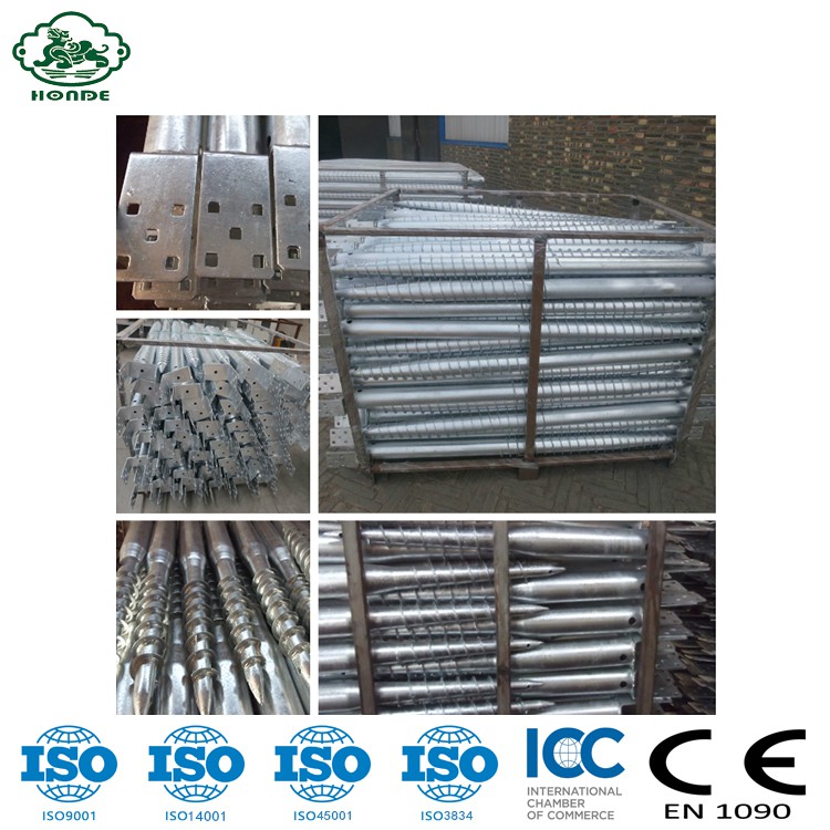 High Quality And Low Helical Piles Installation Cost