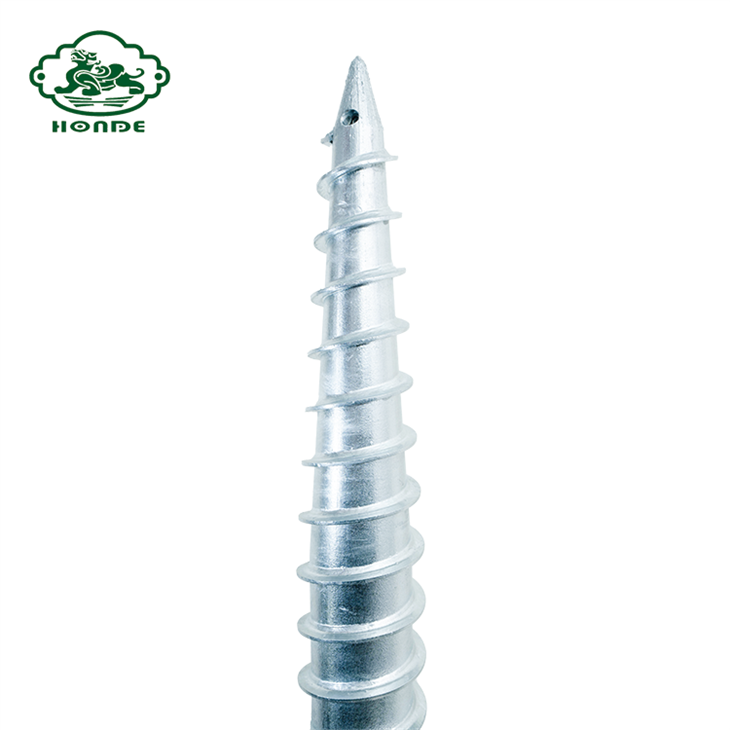 No Dig Ground Screw / Helical Piles For House Foundation factory