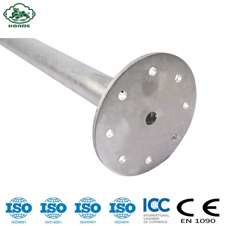 screw pile flange
